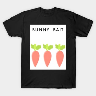 Bunny Bait Carrot Spring Easter Art Sticker T-Shirt